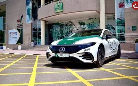 Электрический Mercedes-Benz EQS 580 пополнил коллекцию роскошных автомобилей полиции Дубая