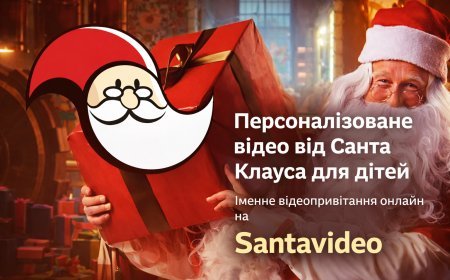 Відео привітання від Санти або Миколая "Казкові санчата"